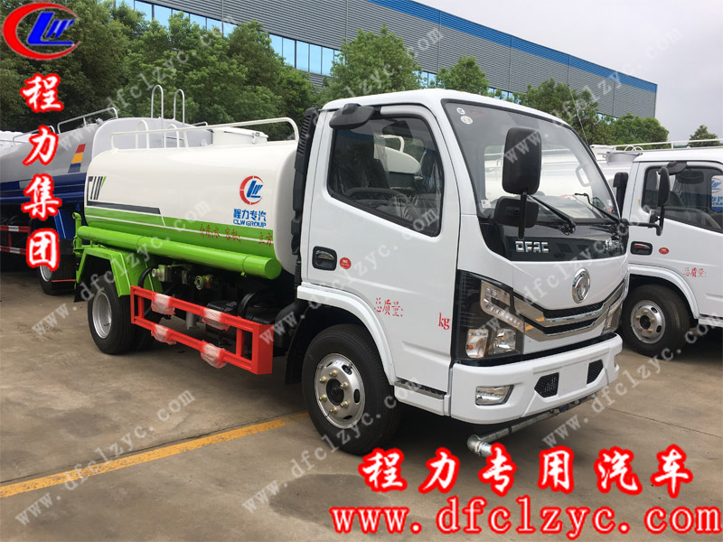 湖北程力國六東風多利卡5方灑水車